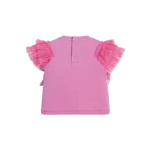 Girl's knit T-shirt Guess image-5