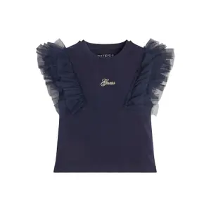 Girl's knit T-shirt Guess image-1