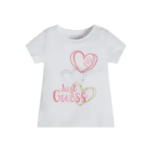 Soft organic jersey t-shirt for kids Guess image-1