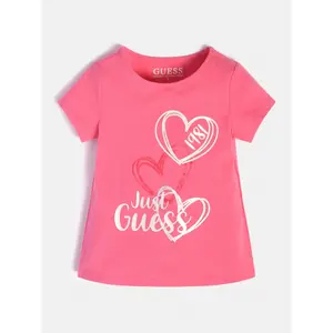 Soft organic jersey t-shirt for kids Guess image-2