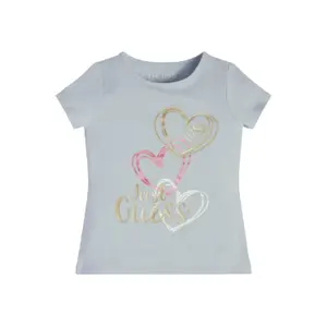 Soft organic jersey t-shirt for kids Guess image-1
