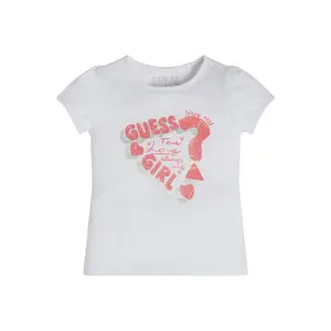 Soft organic jersey t-shirt for kids Guess image-1