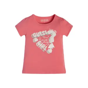 Soft organic jersey t-shirt for kids Guess image-1
