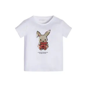 Girl's jersey T-shirt Guess image-1