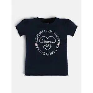 Soft organic jersey t-shirt for kids Guess image-2