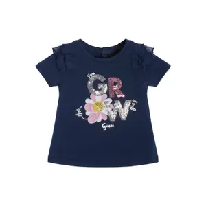 Soft organic jersey t-shirt for kids Guess image-1