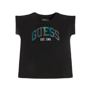 Soft organic jersey t-shirt for kids Guess image-1