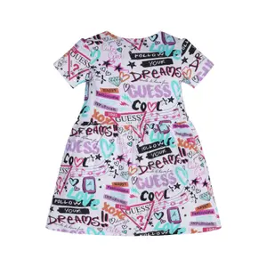 Girl's stretch jersey dress Guess image-0