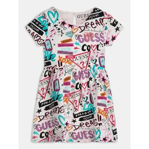 Girl's stretch jersey dress Guess image-2