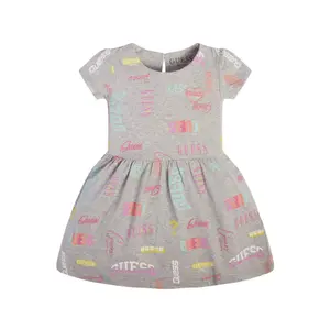Girl's stretch jersey dress Guess image-1