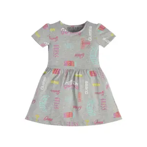 Girl's stretch jersey dress Guess image-2