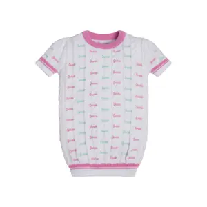 Organic cotton sweater dress for girls Guess image-0