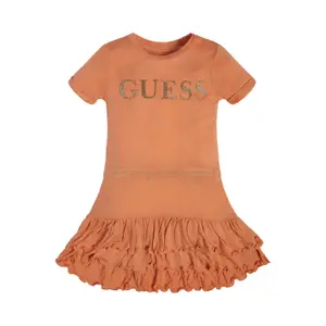 Girl's elastic viscose dress Guess image-1