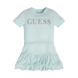 Girl's elastic viscose dress Guess image-1