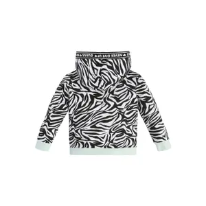 Sweat hooded baby girl cotton Guess image-1