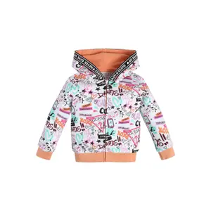 Sweat hooded baby girl cotton Guess image-4