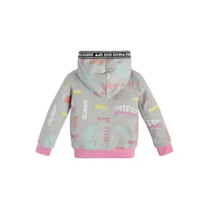 Sweat cotton hoodie girl Guess image-1