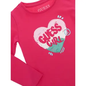 Girl's long sleeve T-shirt Guess image-2