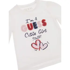 Long sleeve baby girl t-shirt Guess image-2