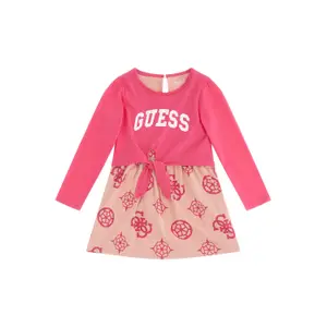Girl's long-sleeved jersey dress Guess image-0
