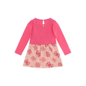 Girl's long-sleeved jersey dress Guess image-1