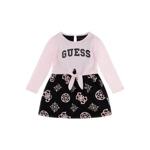 Girl's long-sleeved jersey dress Guess image-0
