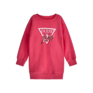 Baby girl long sleeve sweatshirt dress Guess French Terry image-0
