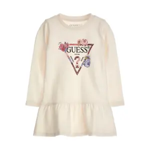 Baby girl sweater dress Guess Sleeves Interlock image-0