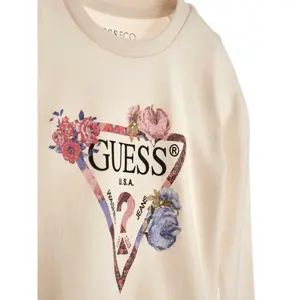 Baby girl sweater dress Guess Sleeves Interlock image-2