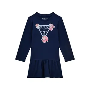 Girls' interlock dress Guess image-0