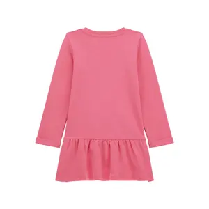 Girl's long sleeve dress Guess Interlock image-1
