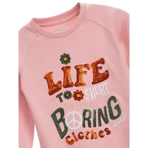 Baby girl terry cloth sweater dress Guess image-2