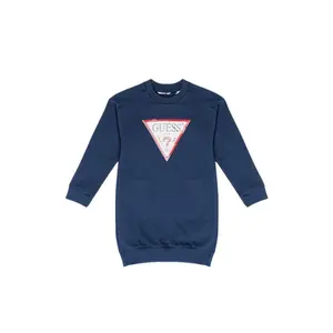 Girl's terry cloth sweater dress Guess image-0