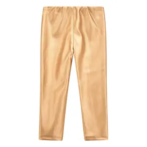 Girls' leather leggings Guess image-1