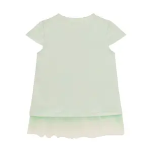 T-shirt w/chiffon girl Guess image-1