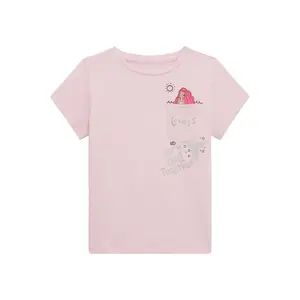 Girl's side bow T-shirt Guess image-0