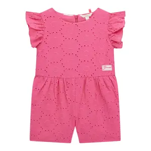 Short-sleeved baby romper Guess Sangallo Romper image-0