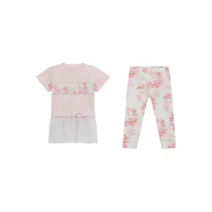 Baby girl t-shirt + leggings set Guess image-0