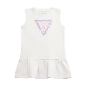 Sleeveless dress for children Guess Interlock image-0