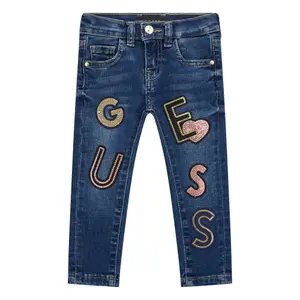 Jeans with girl letters Guess STR image-0