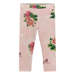 Reversible leggings for baby girls Guess image-0