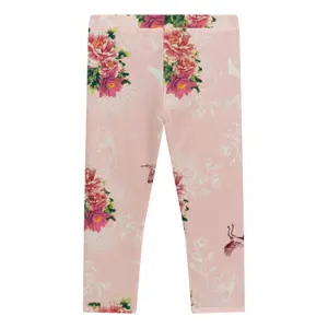 Reversible leggings for baby girls Guess image-1