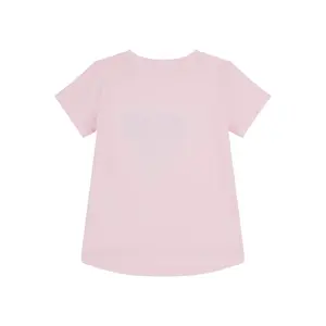 Sequin triangular logo stretch T-shirt for girls Guess image-1