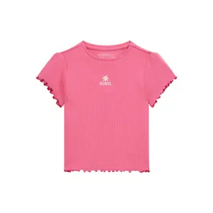 Baby girl ribbed T-shirt Guess image-0