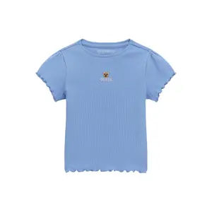Girl's ribbed T-shirt Guess image-0