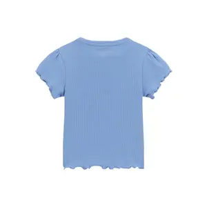 Girl's ribbed T-shirt Guess image-1