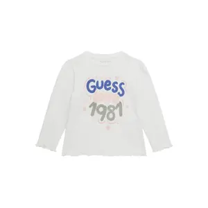Children's long-sleeve cotton T-shirt Guess image-0