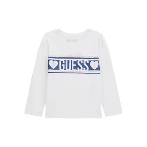 Children's long sleeve cotton T-shirt Guess image-0