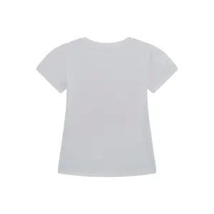 Girl's t-shirt with printed logo on the front Guess High Low image-4
