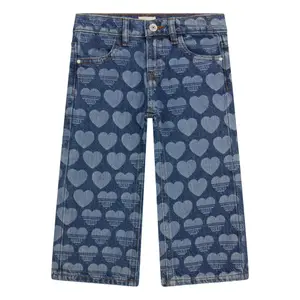 Girl's wide laser jeans Guess RGD image-0